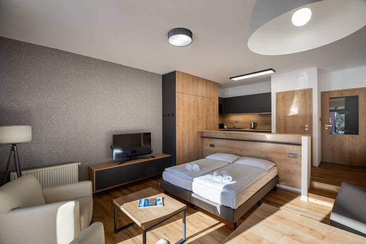 Bungalow für 2 Personen, mit Sauna und Balkon/Terrasse sowie Terrasse in Tschechien - 3