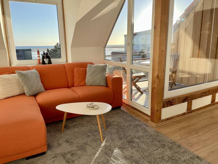 Ferienwohnung für 2 Personen, mit Balkon und Seeblick auf Amrum - 3