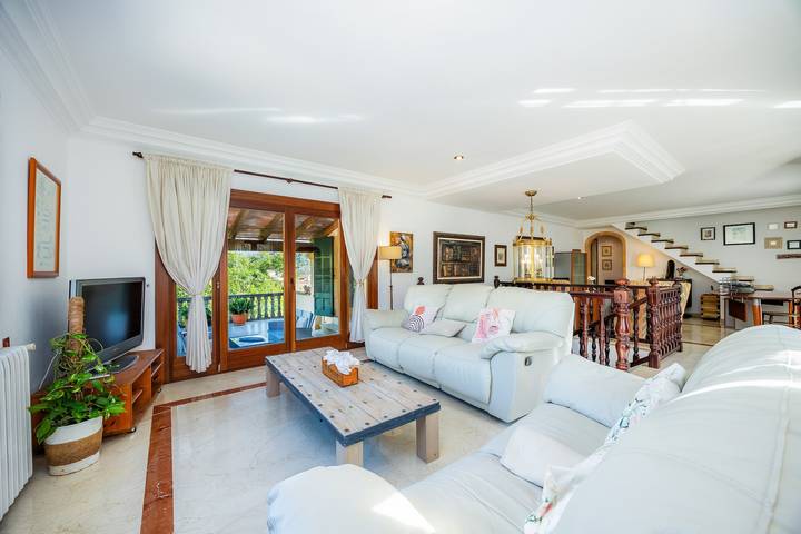 Casa de vacaciones 'Son Apiana' con vistas a la montaña, Wi-Fi y aire acondicionado in Mancor del Valle, Interior de Mallorca
