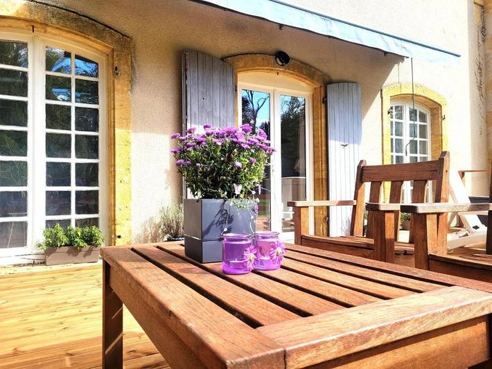 Location de vacances pour 4 personnes, avec bassin pour enfant ainsi que vue et jardin, animaux acceptés à Marcigny - 2