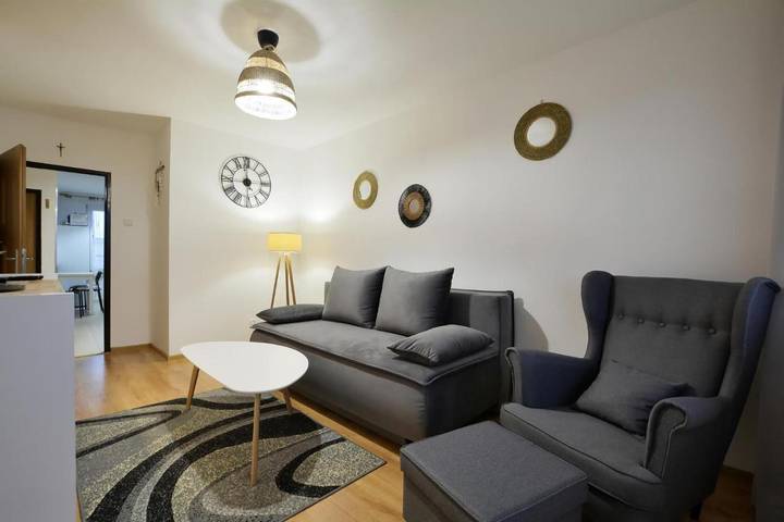 Apartament wakacyjny dla 4 osób, z Balkon i Taras oraz Widok w Wałbrzych