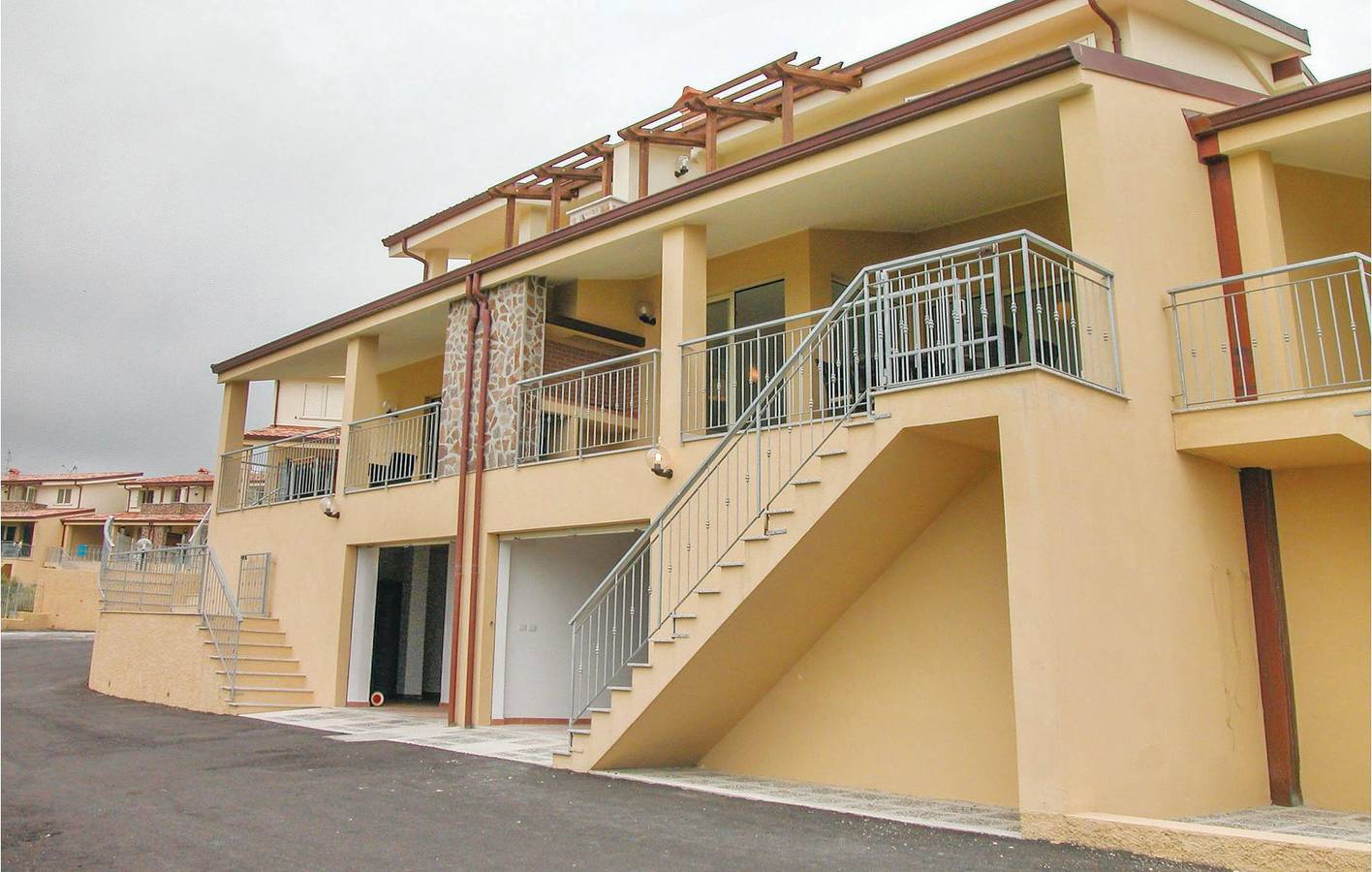 Sea View Apartment with Parking, Pool & Kitchen in Badolato, Catanzaro Province