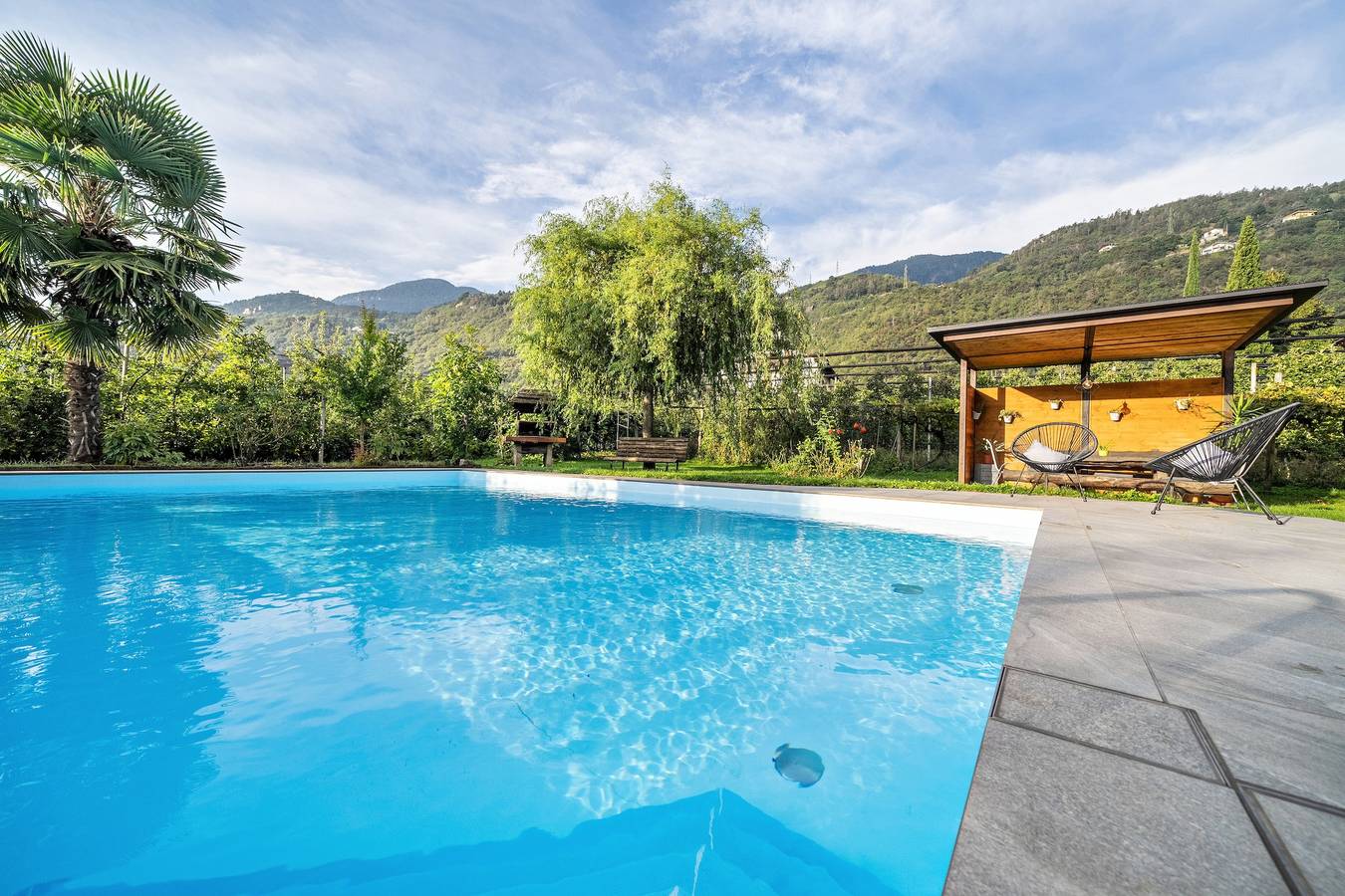 Ganze Wohnung, Ferienwohnung 'Erlengut Meran' mit Bergblick, Gemeinschaftspool und Wlan in Niederlana, Lana