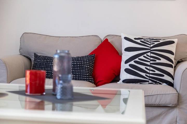 Ferienwohnung für 6 Personen, mit Balkon und Terrasse sowie Ausblick