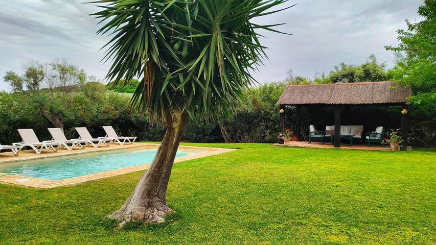 Casa rural para 12 personas, con piscina además de jardín y terraza, Se admiten mascotas en Campiña de Jerez - 2