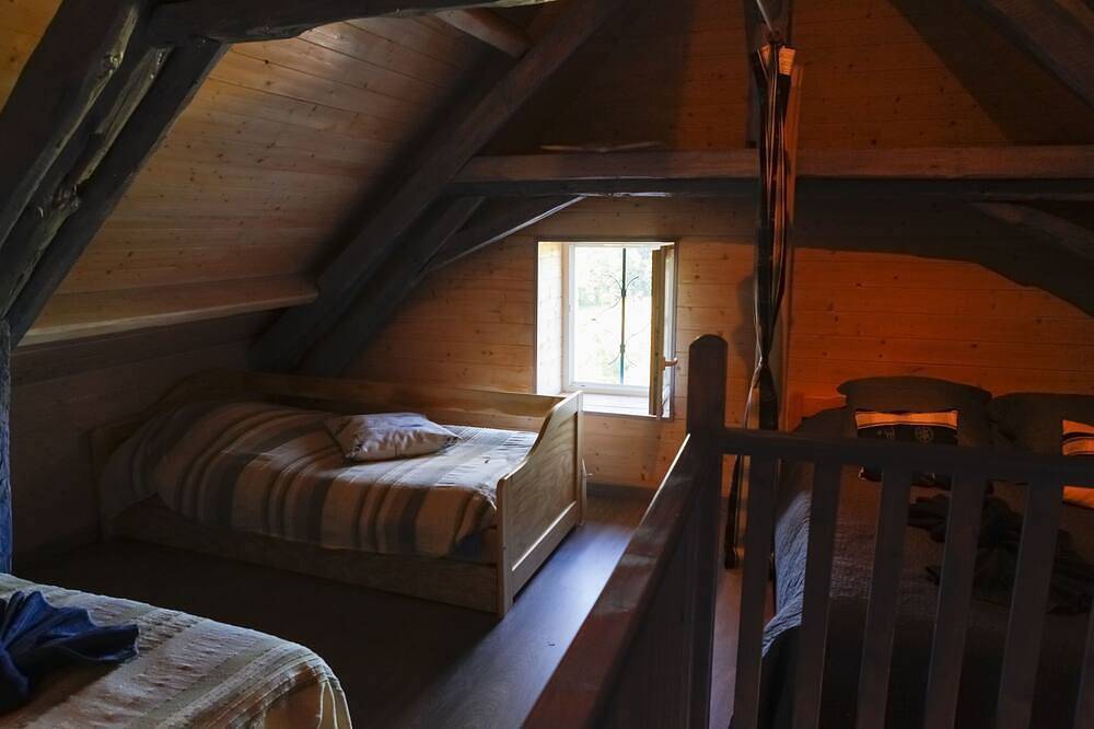 Maskali, Gite le Marin, beheiztes Schwimmbad mit freiem Blick in Thenon, Périgord Noir