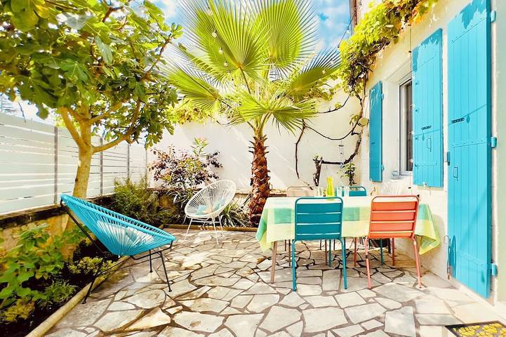 Location de vacances pour 4 personnes, avec terrasse à Saint-Fort-sur-Gironde