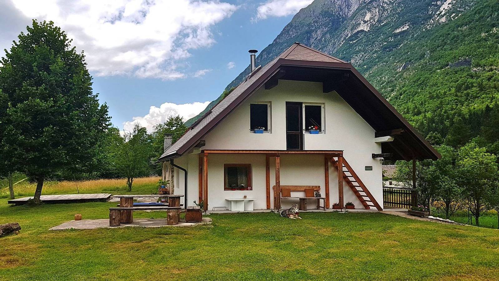 Ganze Wohnung, Soča Haus mit Aussicht in Bovec, Triglav Nationalpark