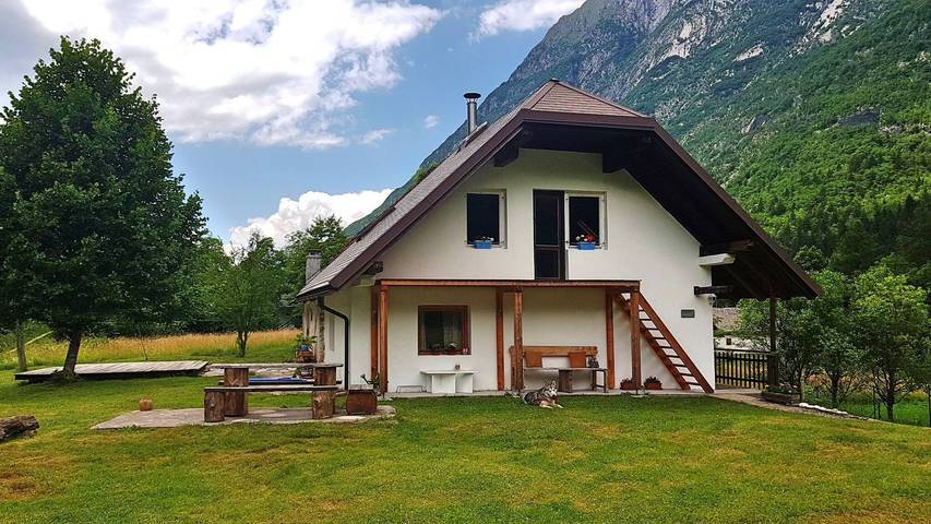 Ganze Wohnung, Soča Haus mit Aussicht in Bovec, Triglav Nationalpark