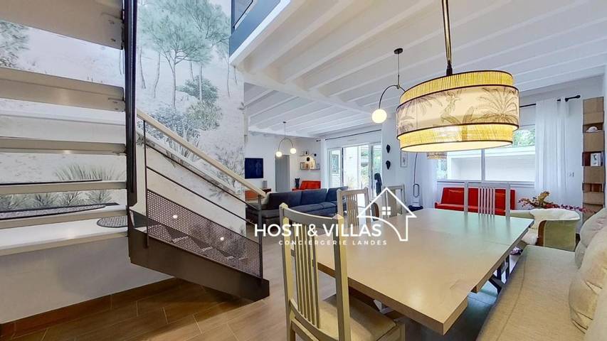 Villa pour 10 personnes, avec jardin ainsi que jacuzzi et piscine à Seignosse - 3