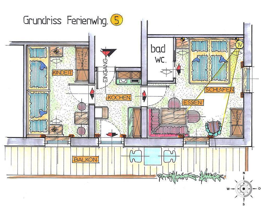 Appartamento intero, Apartments Gannerhof in Obertilliach, Tirolo dell'Est