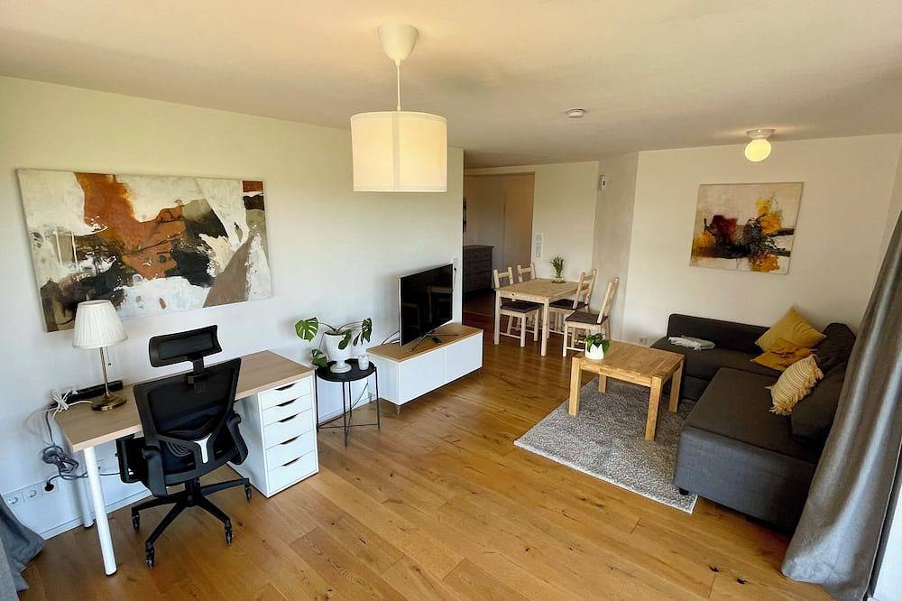 Ganze Wohnung, Modernes Apartment mit Bergpanorama & Terrasse in Unterthingau, Bayerisch Schwaben