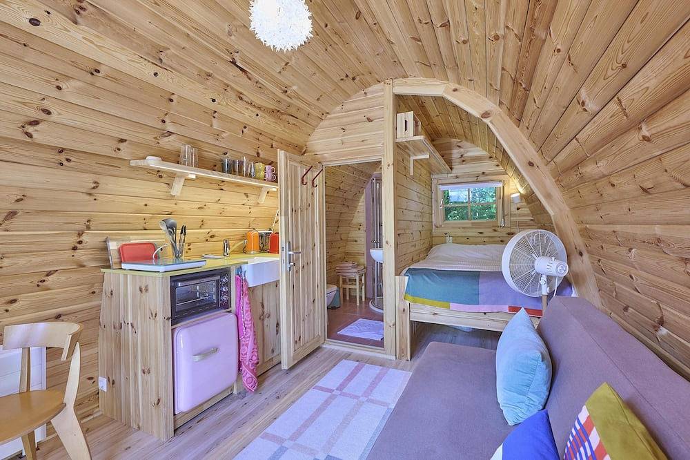 Sfeervol houten Tiny House nabij het strand in Goedereede, Goeree-Overflakkee