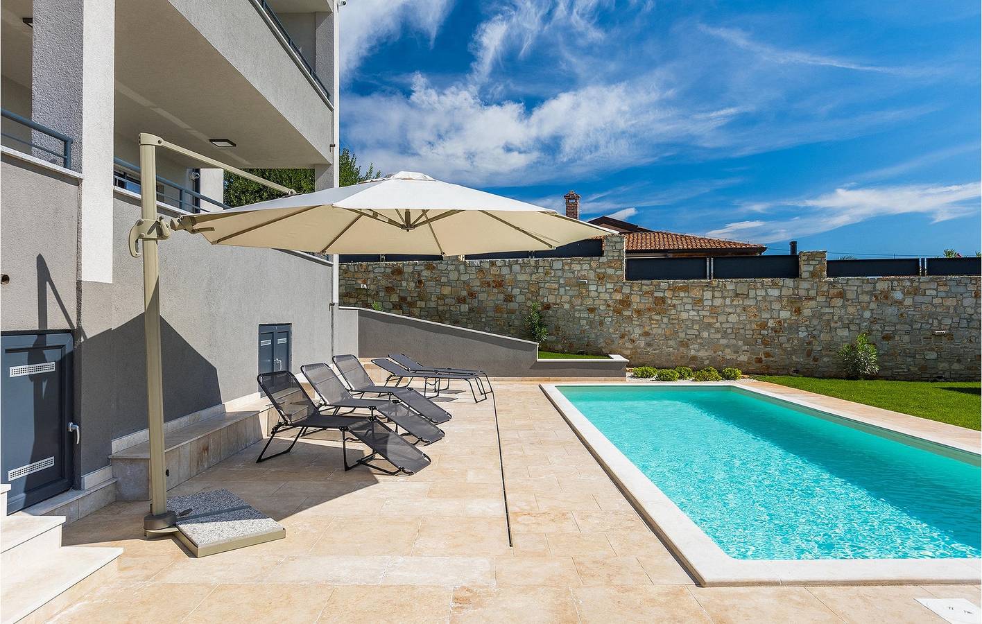 Ferienhaus für 6 Personen mit Pool in Tar-Vabriga, Novigrad