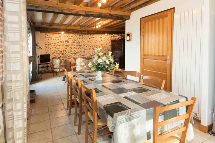 Cottage 'Le Four À Pain' avec terrasse privée et Wi-Fi in Saint-Aubin-sur-Mer (Seine-Maritime), Région de Dieppe