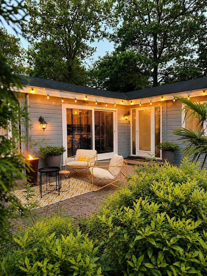 Lodge voor 4 personen, met Terras en Tuin in Putten