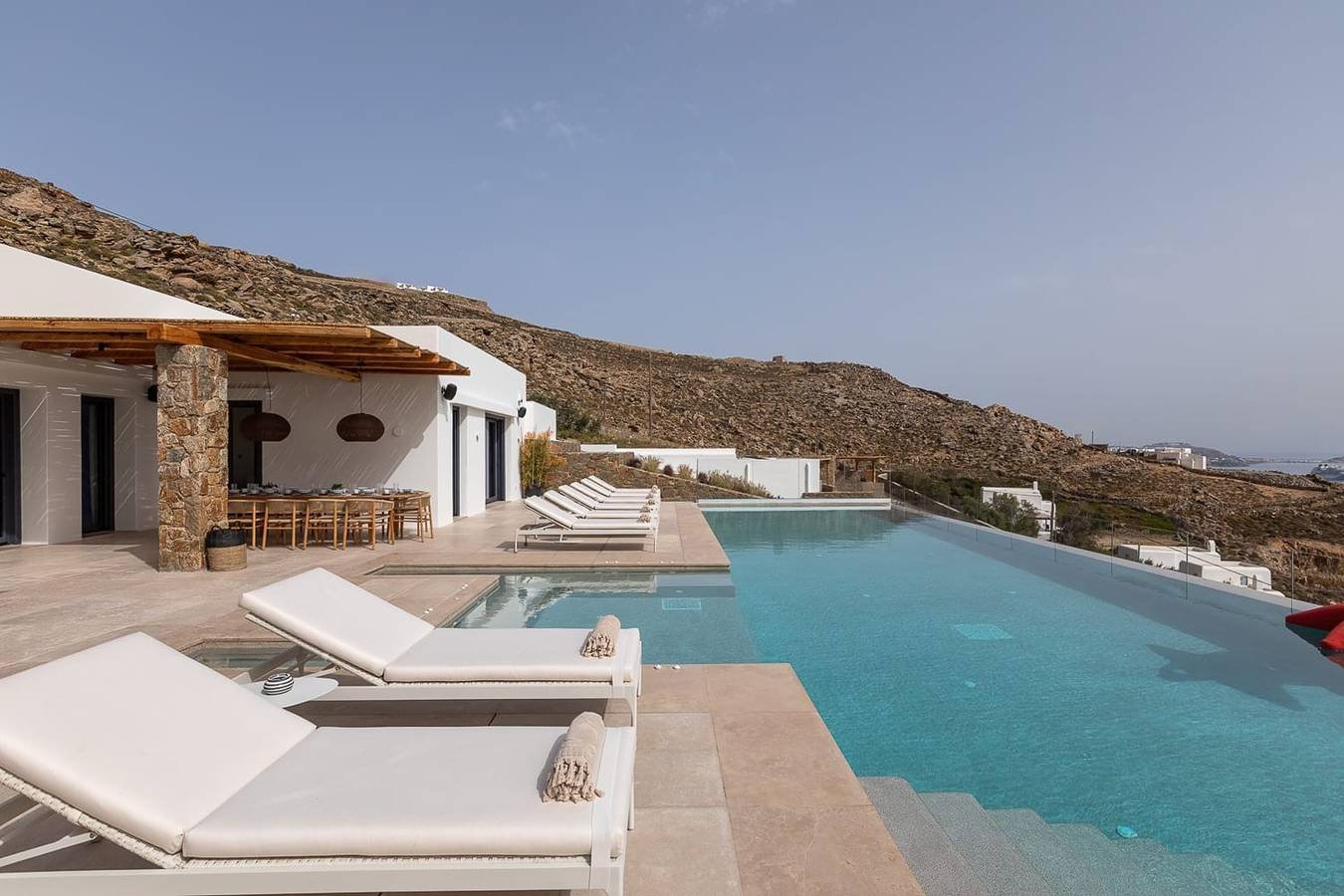 Villa für 18 Personen mit Meerblick in Agios Stefanos, Mykonos
