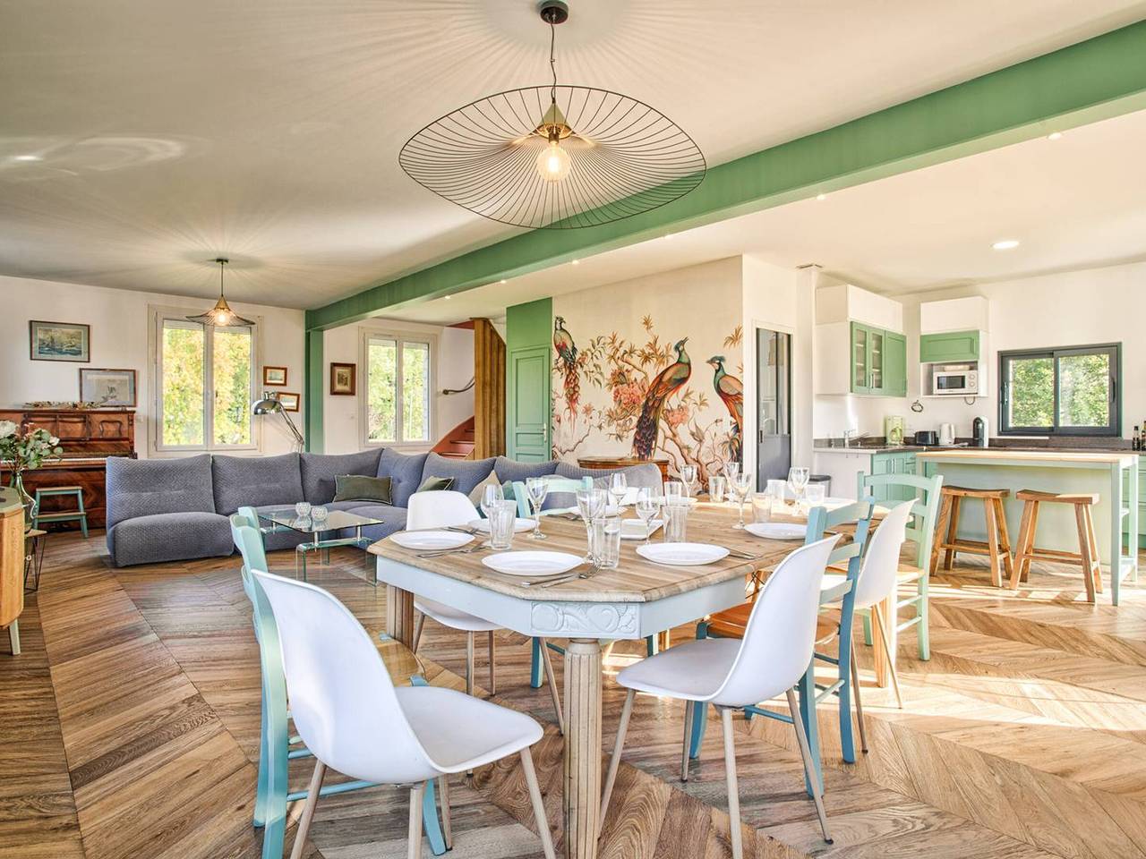 Gran casa familiar – hasta 15 personas – a 800 m de la playa in Merville-Franceville-Plage, Región de Caen