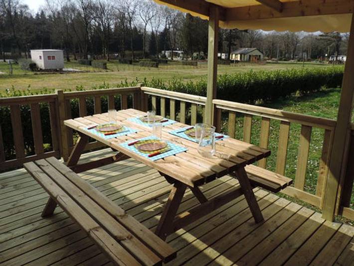 Camping Les Myrtilles - Mobilheim 4 personen - 21m² in Saint-Yvi, Quimper und Umgebung