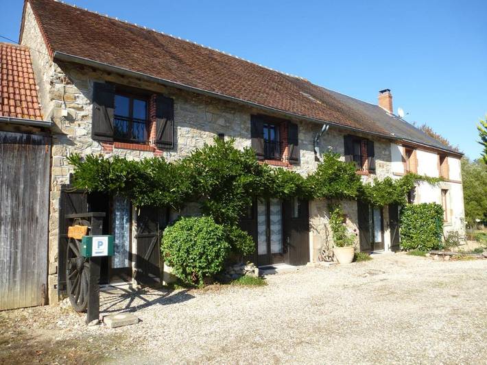 Maison de vacances pour 3 personnes, avec Terrasse et Jardin ainsi que Piscine et Vue