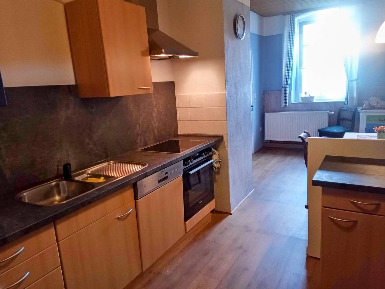 Ganze Wohnung, Ferienwohnung 'Lok Bockele, 105qm' mit Gemeinschaftsgarten in Fladungen, Rhön-Bayern