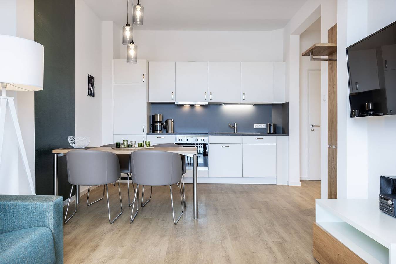Ganze Wohnung, Stilvolles, modernes Hafenapartment mit tollem Blick auf den Alten Hafen Wismars in Wismar, Nordwestmecklenburg (Wismar und Umgebung)