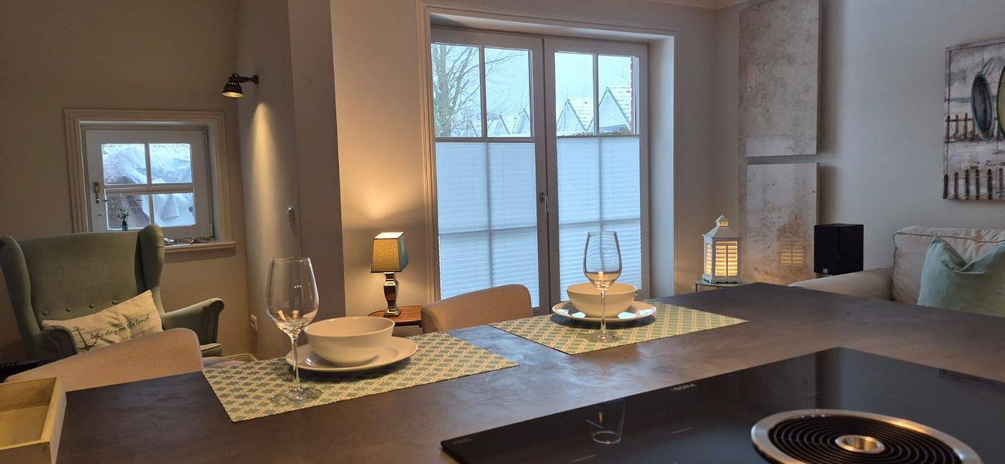 Ganze Wohnung, Ferienwohnung Reet & Meer: Stilvoller Komfort nahe Nordseestrand in Büsumer Deichhausen in Büsumer Deichhausen, Nordseeküste