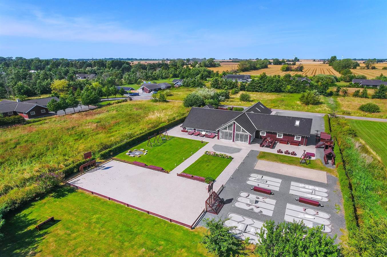 Accessible home in Idestrup with sauna in Væggerløse, Svenske Østersøen