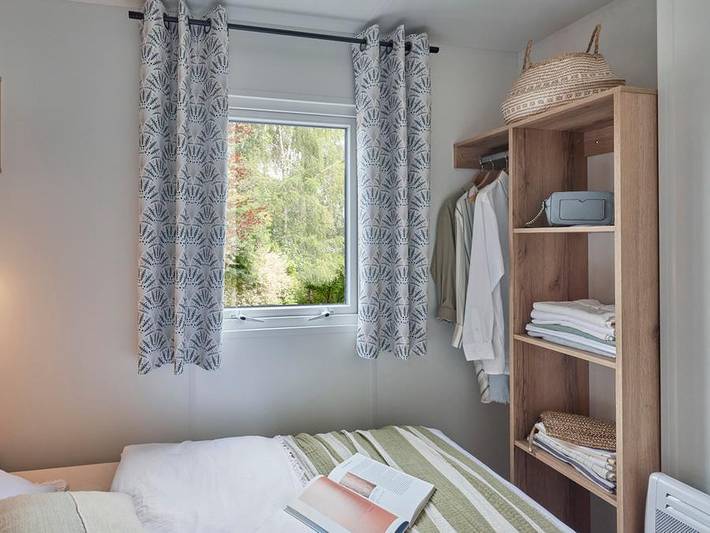 Camping du lac Pouzauges - Mobilheim 8 personen - Prestige Smala - 4 Schlafzimmer - 2 Badezimmer - 2 Wc - Klima - Tv + Geschirrspülmaschine in Le Boupère, Fontenay-le-Comte