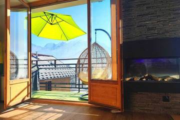 Gîte pour 6 personnes, avec balcon dans Plateau d'Assy