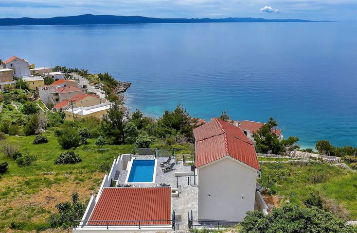 Ferienhaus mit Meerblick für 6 Personen, mit Meerblick und Pool sowie Garten in Split-Dalmatien - 3