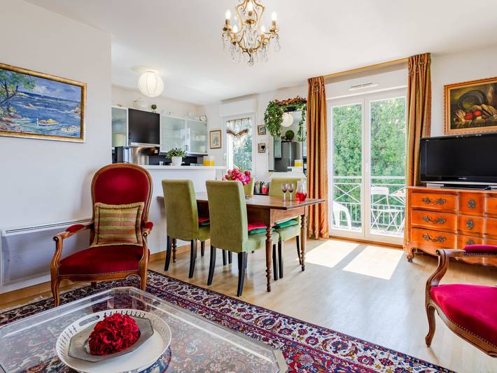 Appartement de vacances pour 6 personnes, avec balcon et vue, animaux acceptés - 1