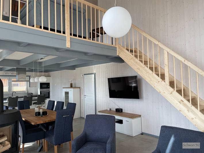 Schwan 312 - Modernes großzügiges Ferienhaus im skandinavischen Stil in Mirow, Mecklenburg-Strelitz