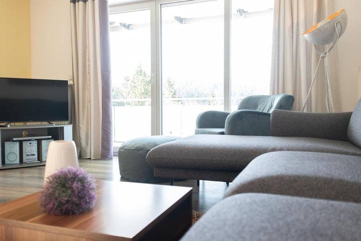 Ferienwohnung für 4 Personen, mit Balkon und Terrasse sowie Ausblick in Oberhof - 3