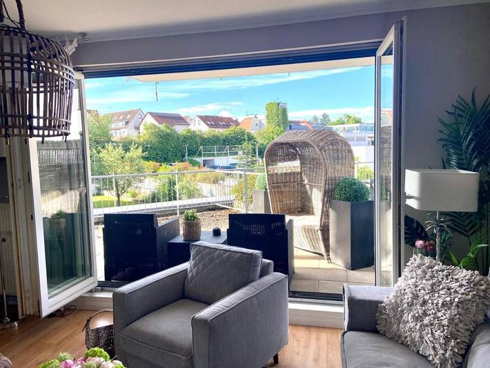 Ferienwohnung für 5 Personen, mit Balkon und Terrasse sowie Ausblick in Weinstadt - 3