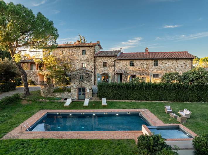 Villa per 2 persone, con piscina e giardino in Chianti