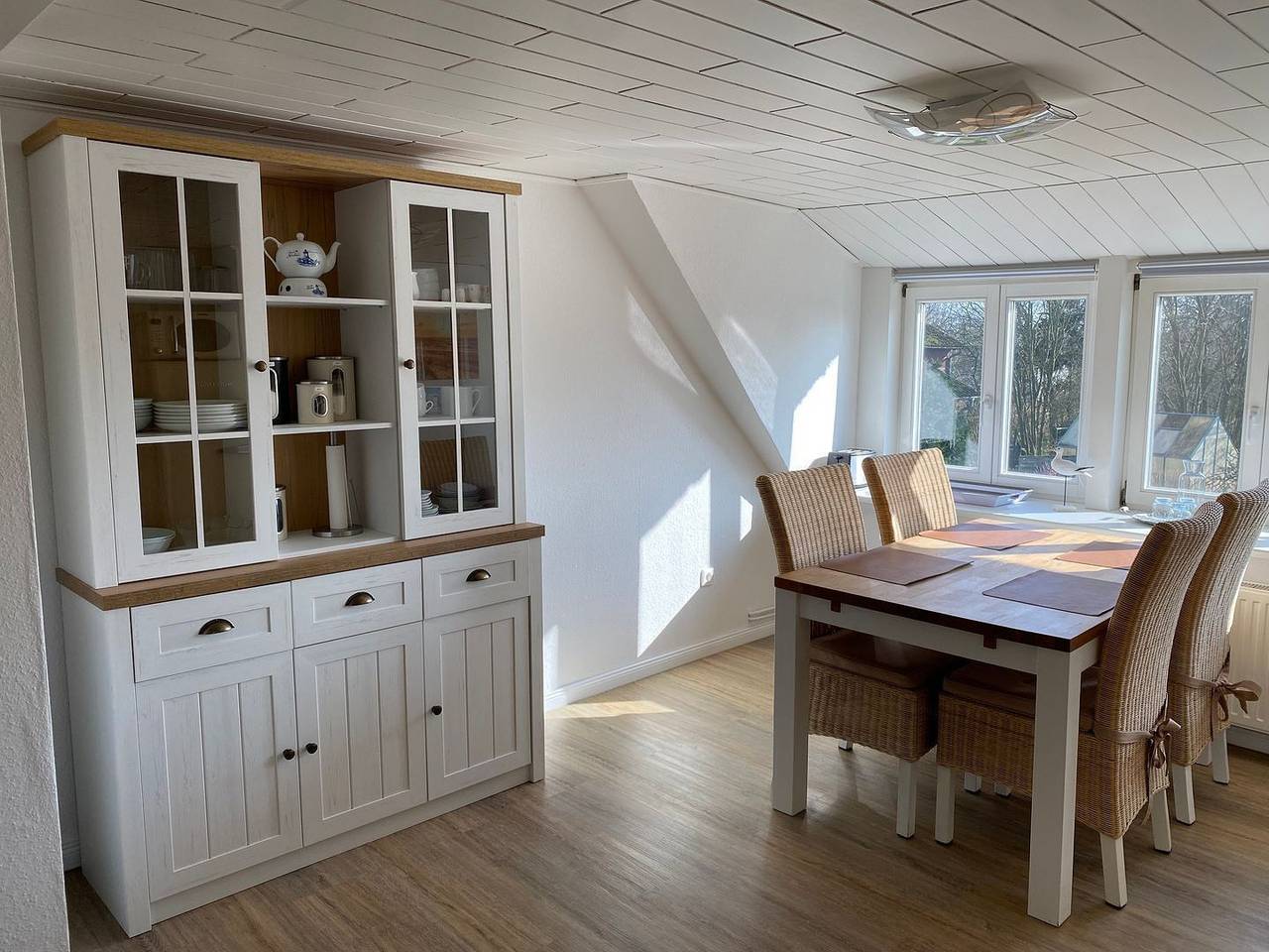 Ganze Wohnung, Strandkrabbe - Sessel, Obergeschoss, gemein. Waschmaschine, Parkplatz in Ockholm, Nordfriesland