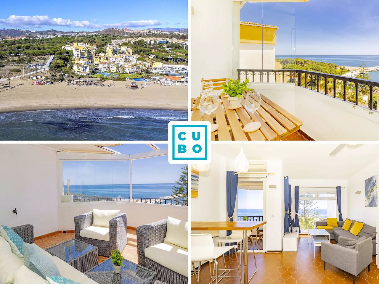 Geheel appartement, 3 kamers 5 personen in Playa Cabopino, Marbella