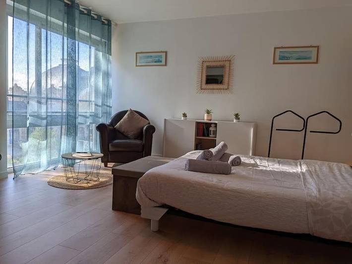 Gîte pour 2 personnes, avec vue dans Gare De Saint Brieuc