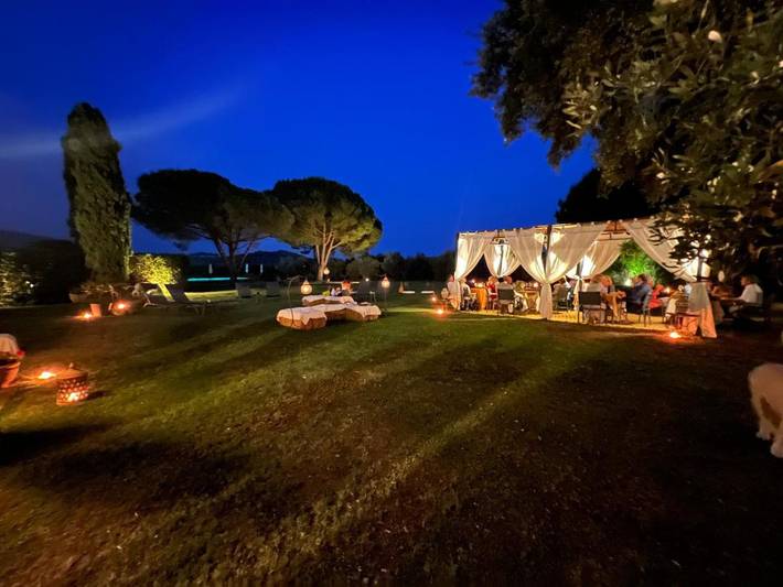 B&b per 2 persone, con Terrazza e Giardino nonché Piscina e Panorama ad Orbetello