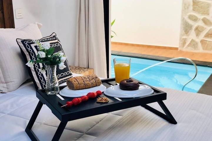 Apartamento para 2 personas, con jardín y terraza en Nazaret