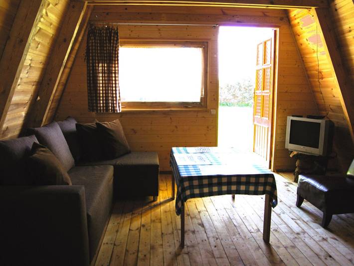 Hütte in Łazy nahe Ostsee und Jamno-See in Granica Łazy, Jezioro Jamno