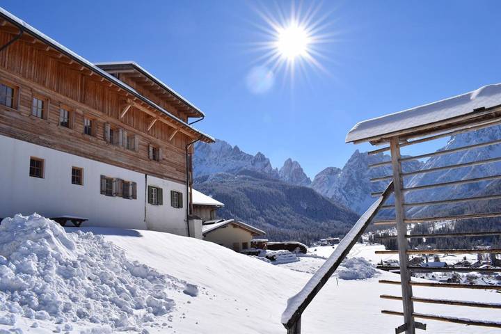 Ferienwohnung für 3 Personen, mit Garten und Terrasse, mit Haustier im Drei Zinnen