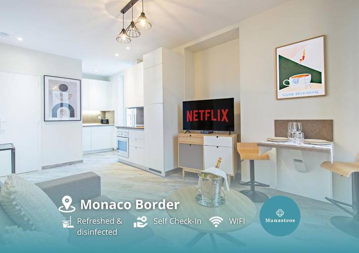 Appartement de vacances pour 2 personnes, avec terrasse, animaux acceptés à Beausoleil