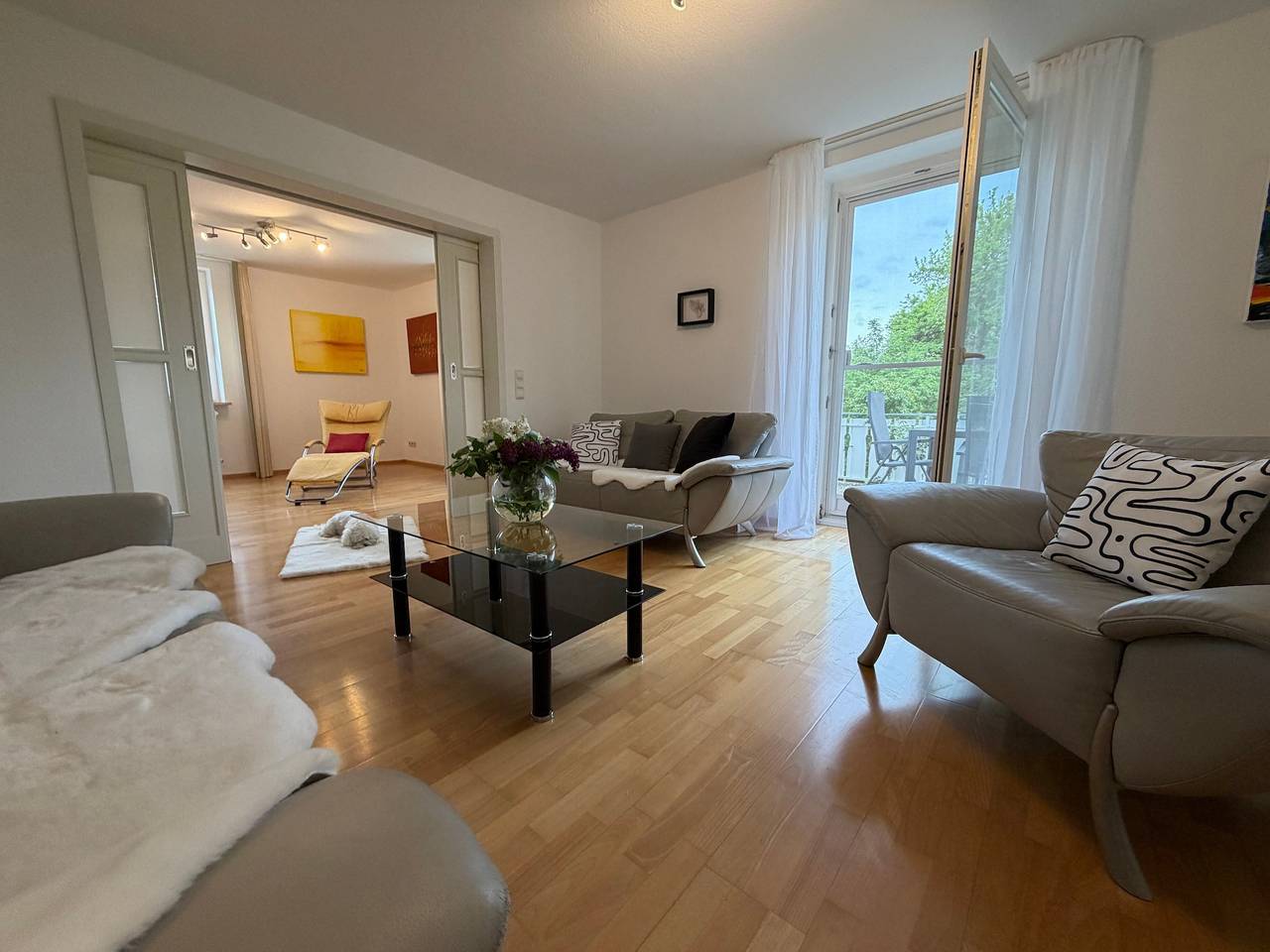 Ganze Wohnung, Ferienwohnung Sieglinde mit privater Terrasse in Bad Dürrheim Öfingen in Bad Dürrheim, Mittlerer Schwarzwald