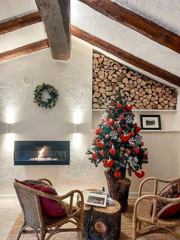 Chambre d’hôte pour 2 personnes, avec vue et jardin dans Arvier