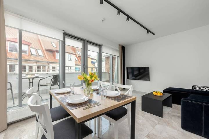 Apartament wakacyjny dla 4 osób, z Ogród w Szczecin