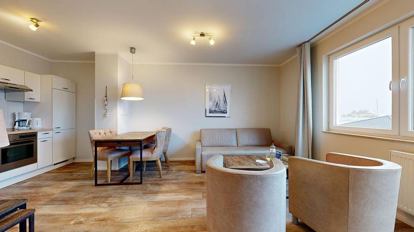 Strandhaus für 4 Personen, mit Balkon und Sauna