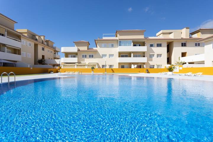 Apartamento de vacaciones para 4 personas, con piscina y terraza, Familias con niños en Tenerife