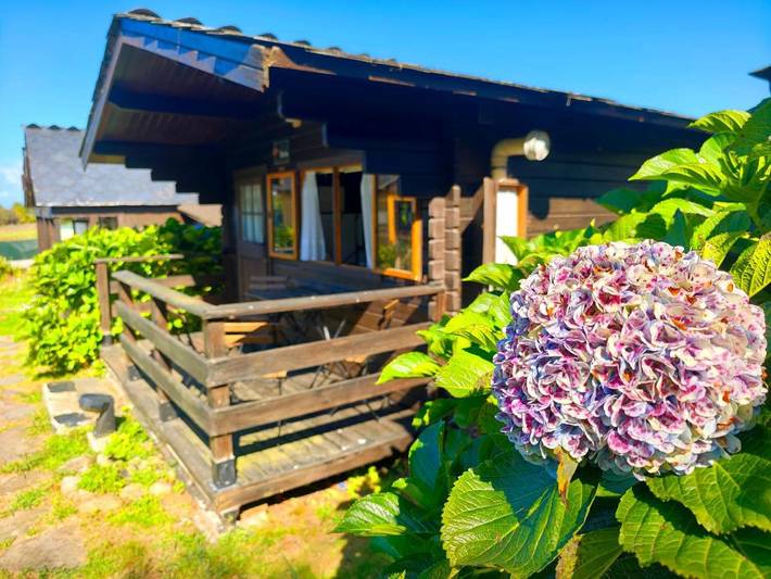 Camping pour 4 personnes, avec Terrasse ainsi que Jardin et Vue dans Asturies
